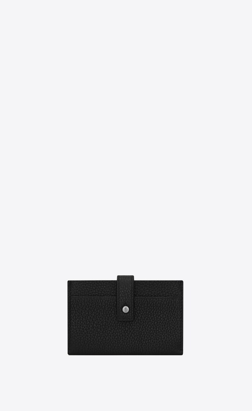 SAINT LAURENT Sac de jour SLG メンズ サック・ド・ジュール カードホルダー(ブラック/グレインレザー) a_V4